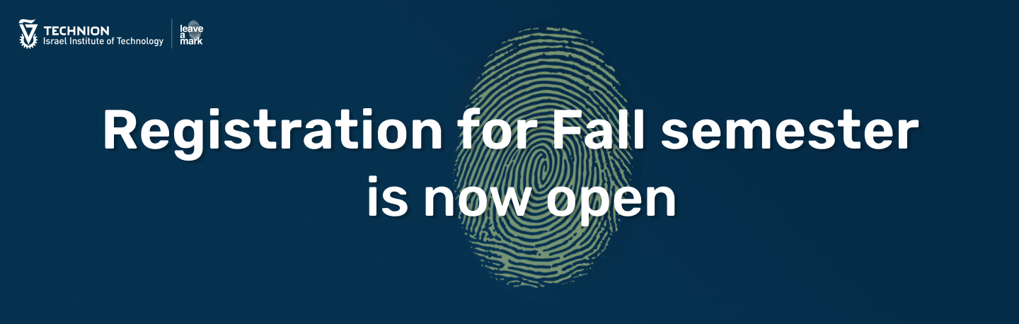 Fall semester registration